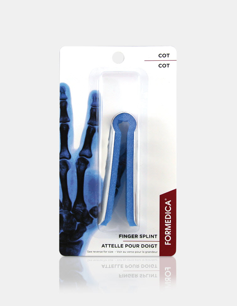 Image ATTELLE D'ALUMINIUM POUR DOIGT MODÈLE COT PETIT